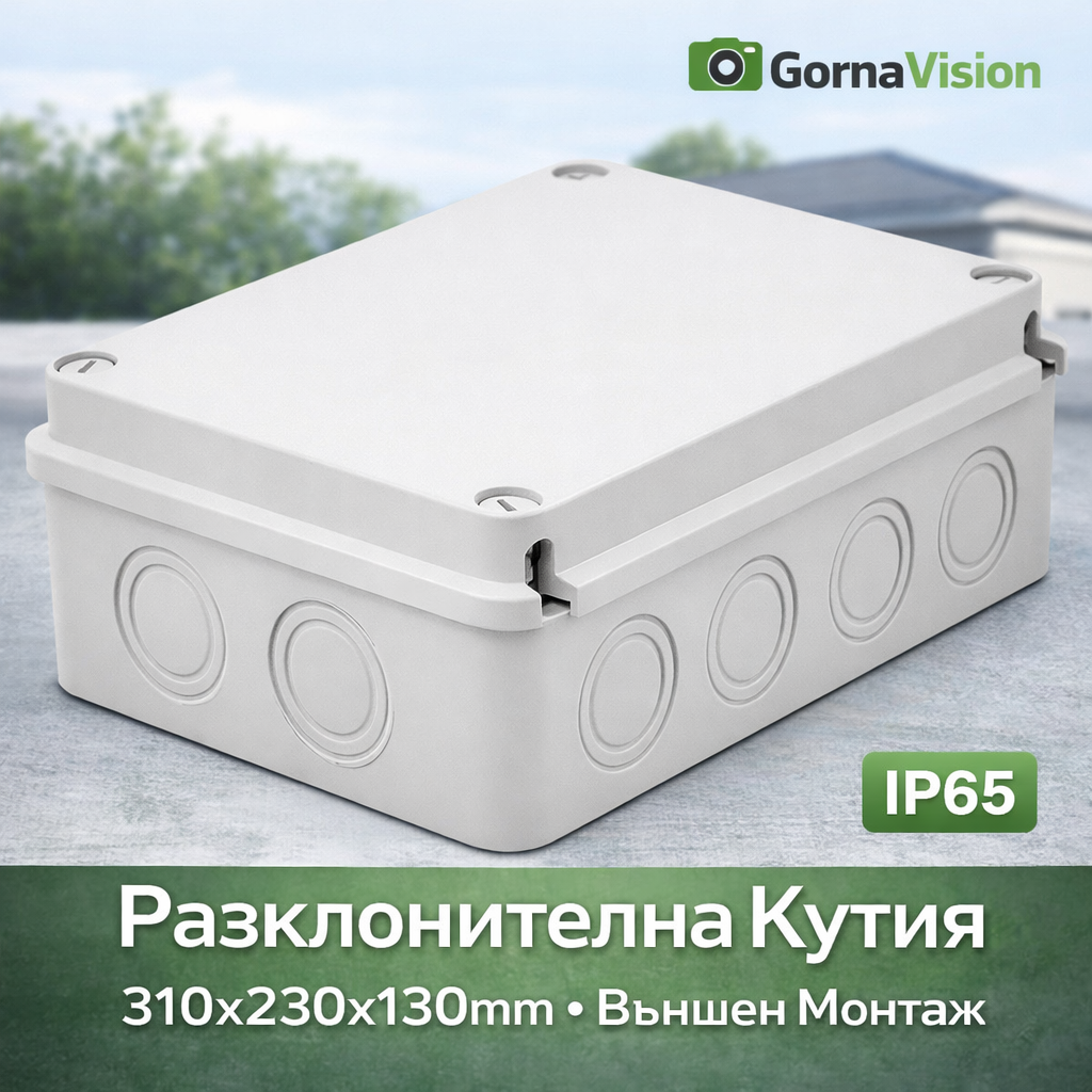 Разклонителна Кутия IP65 310x230x130mm – Външен Монтаж