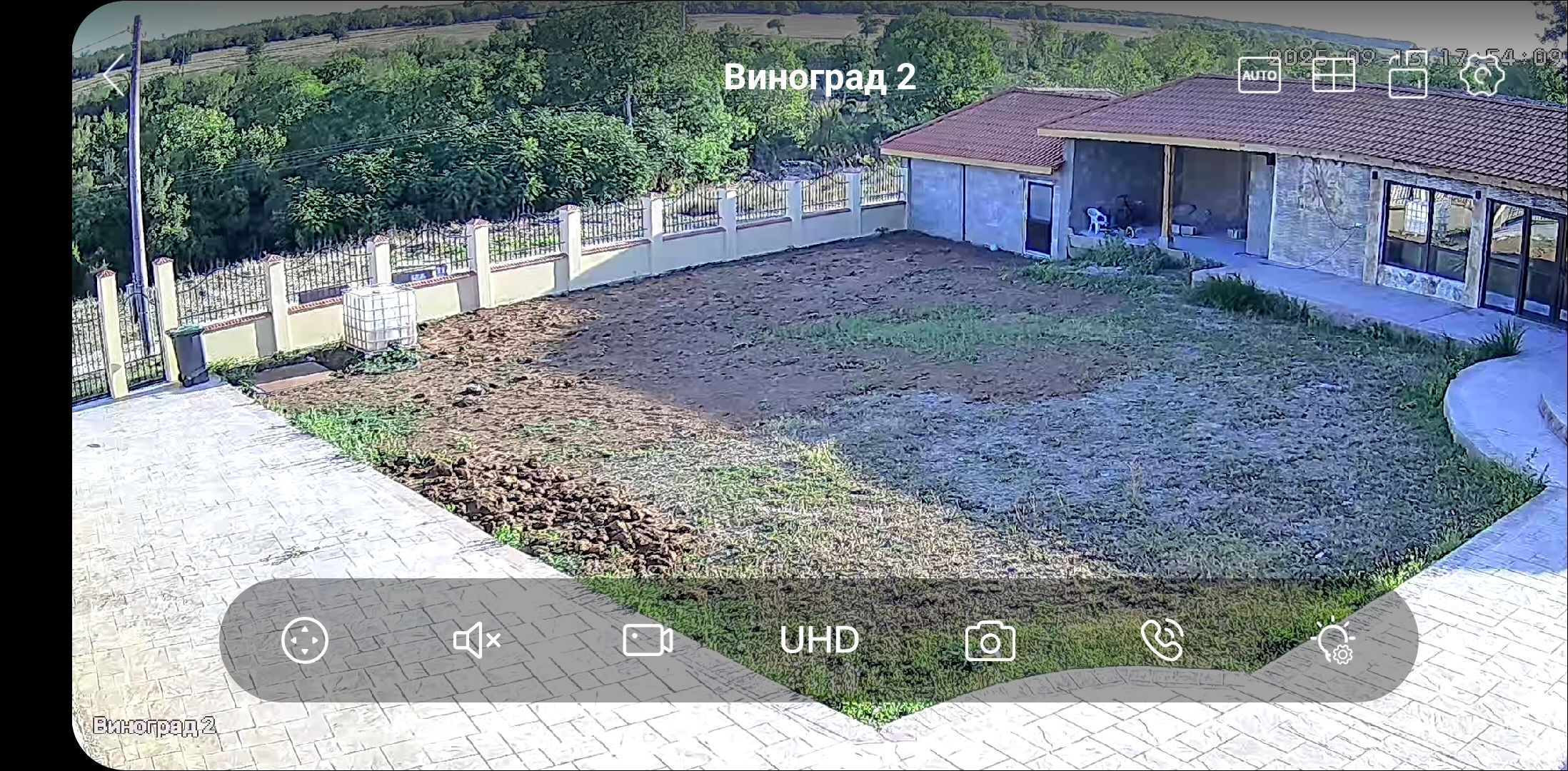 Монтаж на 3 IP PTZ камери за видеонаблюдение на къща – с. Виноград