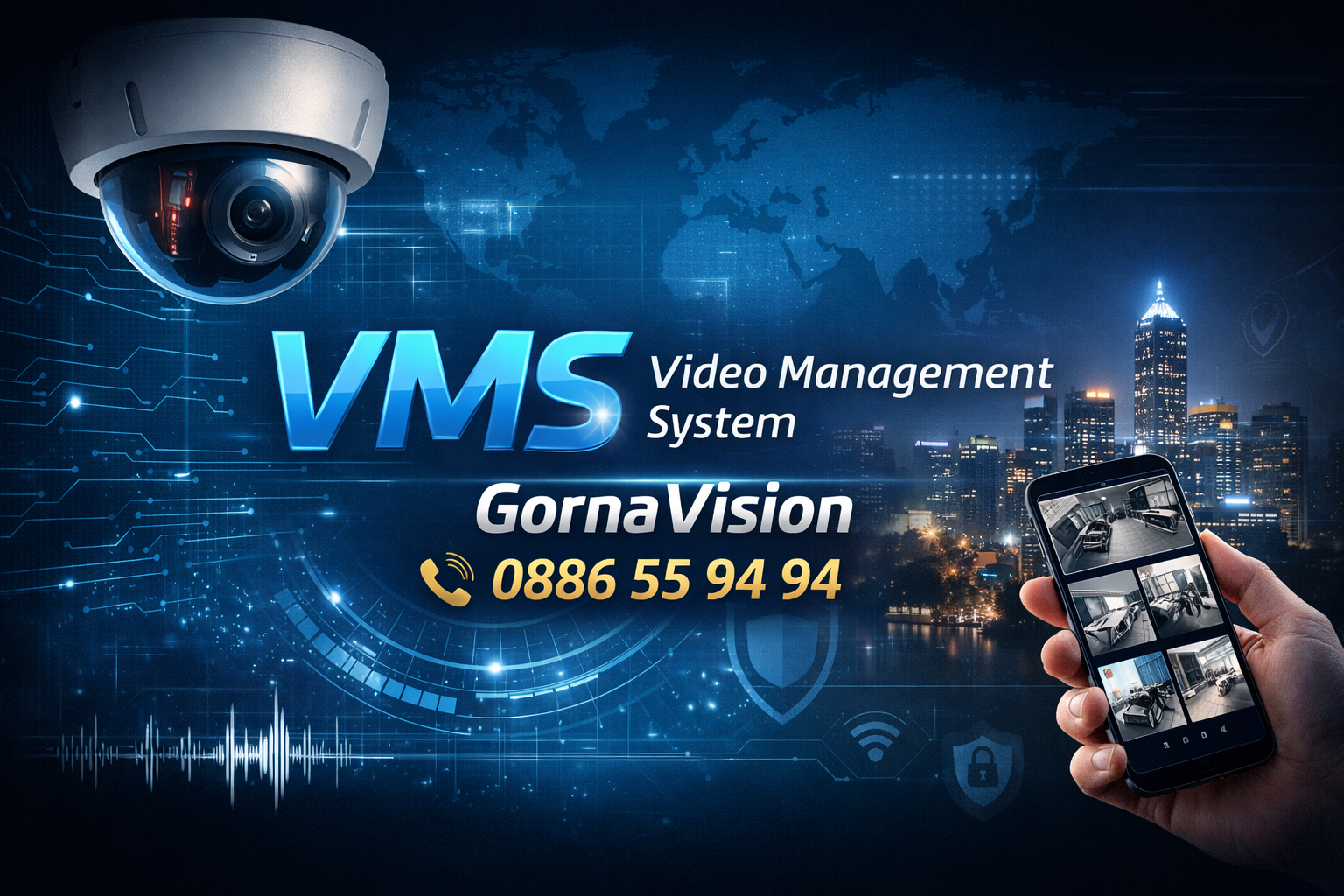 VMS софтуер за гледане на камери на компютър (Windows)